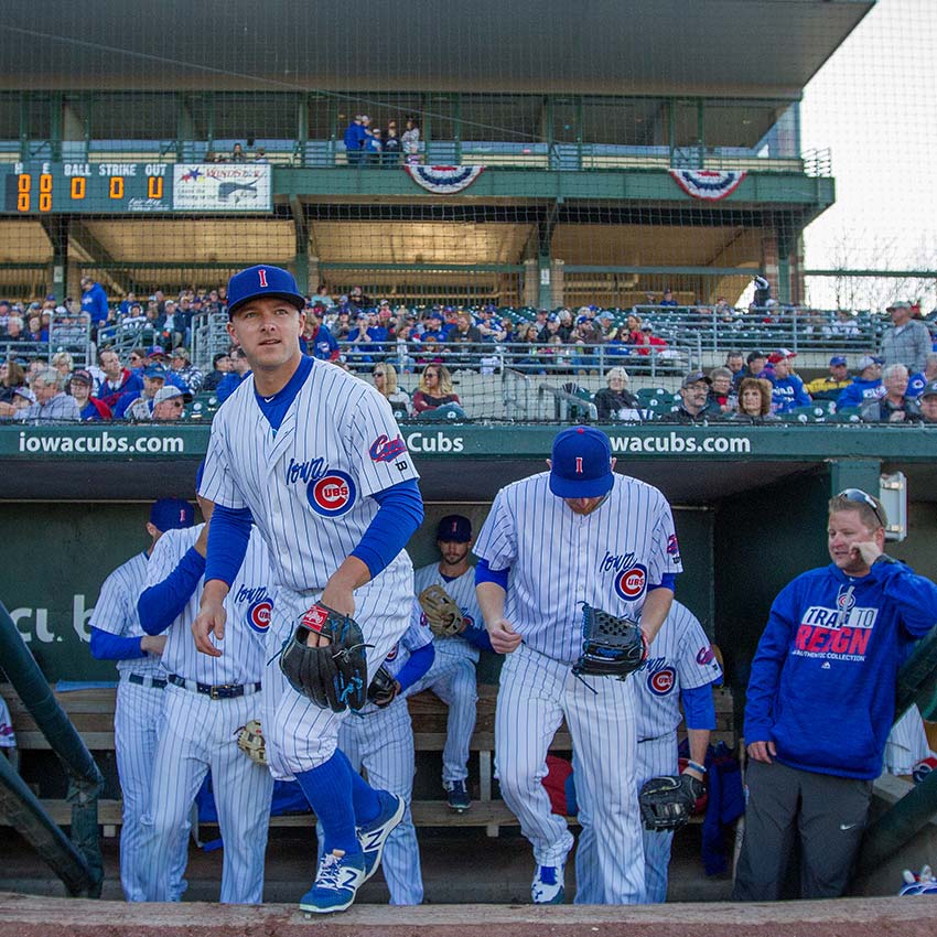 photo of the Iowa Cubs